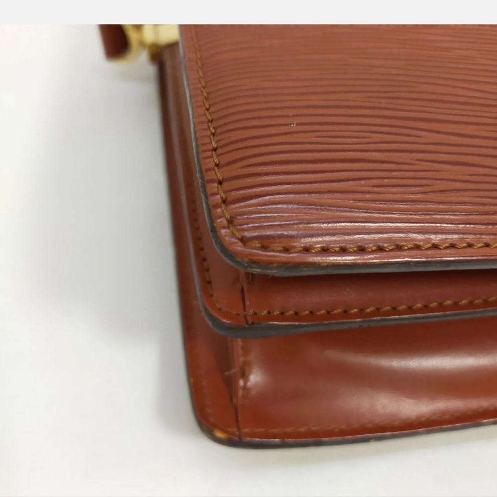 Louis Vuitton Crossbody/Shoulder Epi Bag, Fauve Brown M52343 VI 0992 Hp 20x🔥 - Picture 6 of 15